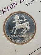 Beckton Zodiac Collection Sterling Silver Medals