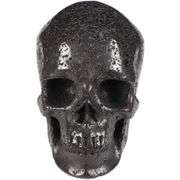 Hand Carved Large Hot Lava Stone Crystal Skull
