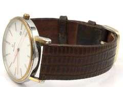 Bulova classic white dial quartz watch