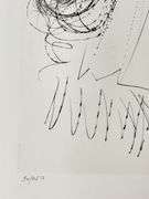 Highly Collectible Salvador Dali Hand-Signed Etching from 'Le Bestiaire de La Fontaine' suite, 1974