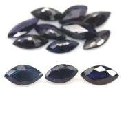 Heated only! 8.09ct marquise cut Sapphire set