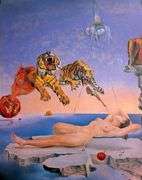 Salvador Dali, Dream Caused by the Flight of a Bee