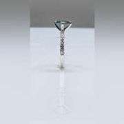 .Ct  Rare Russian Color Change Lab Created Alexandrite Asscher Cut Ring