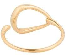 Pomellato Fantina Polished Abstract Cuff Bracelet in 18K