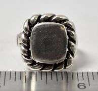 Engravable Sterling Silver Ring