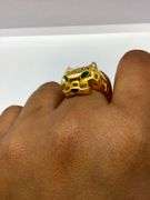 22K Yellow Gold Cartier Style Panther Ring