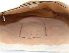 GUCCI, White Dionysus Hobo Leather Large Shoulder Bag with Web Strap