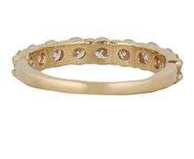 1.35ctw Round Diamond Nine Stone Shared Prong Wedding Band Ring in 14K