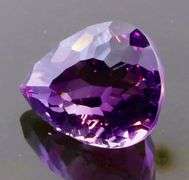 Lovely 12.81ct concave cut Amethyst