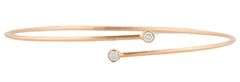 Tiffany & Co. 0.10ctw Diamond Elsa Peretti Hoop Single Row Bangle Bracelet in 18K