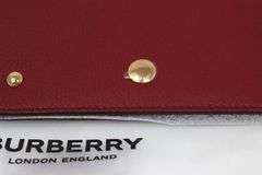 Brand new Burberry burgundy leather wallet