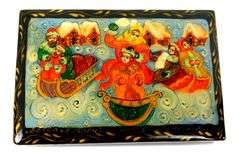2 Vintage Artist Signed Russian Boxes
