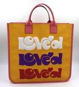 Gucci Kid's Rainbow Birds Supreme "Loved" tote