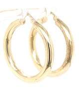 14kt Yellow gold hoop earrings