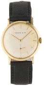 Vintage 1961 Tiffany & Co, 32mm, Aftermarket Leather Band, 14K Yellow Gold Watch