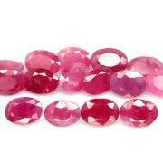 Rare heated only 13.15ct Ruby set from Madagascar