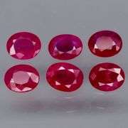 Top blood red! Translucent! 2.58ct Burmese Ruby set!!!