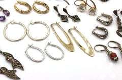 Group lot of Vintage 925 sterling silver earrings