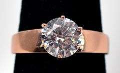 CZ Gemstone Ring in Sterling Silver