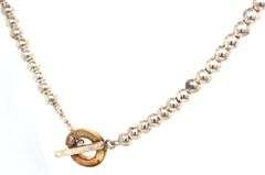 Tiffany & Co bead toggle necklace
