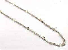 Lot of 925 sterling silver necklace and cubic zirconia ring