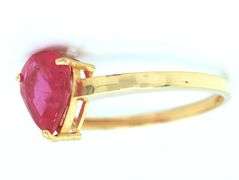 14kt Yellow Gold & Ruby Cocktail Ring