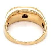 Flashy 14K YG Man's Diamond Ring