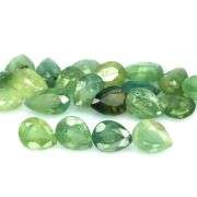 Multi-hue 6.02ct natural blue green Sapphire set
