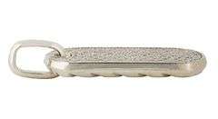 David Yurman 3.25ctw Pave Diamond Chevron Tag Pendant in Sterling