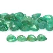 Bright emerald green 7.13ct 33pc Emerald set