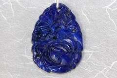 Natural Afghani Lapis Pendant
