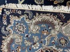 Hand Woven Floral Persian Kashan 4.6x7.1