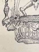 Exclusive Salvador Dali Hand-Signed Lithograph from 'Pantagruel' suite, 1973