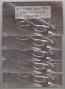 5 Scarcer 1996 Uncirculated Mint Sets in envelopes (no extra Dime)