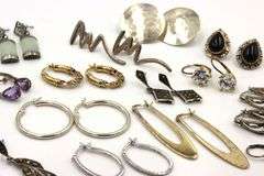 Group lot of Vintage 925 sterling silver earrings