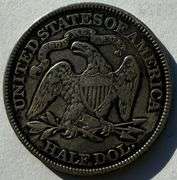 Circulated 1877 Seated Half