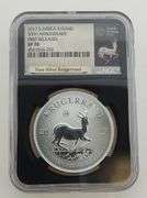 2017 South Africa Krugerrand, 50th Anniversary, NGC SP70
