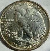 1943 Gem Frosty White Unc Walking Liberty Half