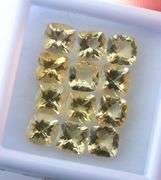 Glittering matched 5.65ct UNTREATED Heliodor Beryl set