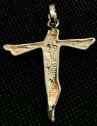 14K Yellow Gold Cross Pendant