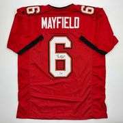 Autographed Baker Mayfield Tampa Bay Football Jersey