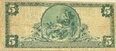 $5 National Park Bank New York 1902 Series National Note