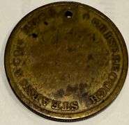 Mis Spelled Chisebrough Stearns 1850 s Token