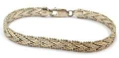 Group lot of 3 vintage 925 sterling silver bracelets