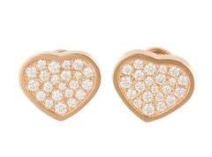 Chopard Happy Hearts 0.80ctw Diamond Stud Earrings in 18K