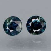 Real! 1.24ct pair of London Blue Sapphires -Heated only!!!