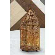 Pack of 6 Moroccan Gold Lanterns