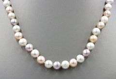 Set of Effy Pearl necklace, bracelet and earrings