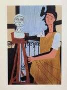 Pablo Picasso, Woman with Sculpture