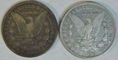 Scarce 1880-CC and 1891-CC Morgan Silver Dollars